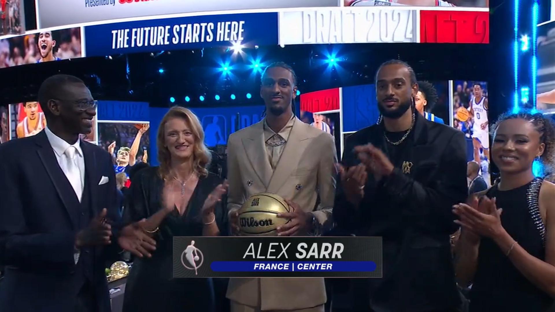 Alexandre Sarr Draft NBA 2024 27 juin