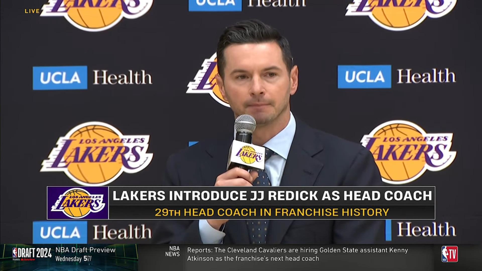 J.J. Redick Lakers 25 juin 2024
