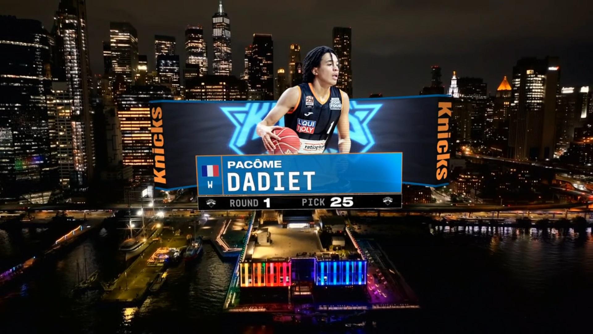 Pacôme Dadiet Draft NBA 27 juin 2024