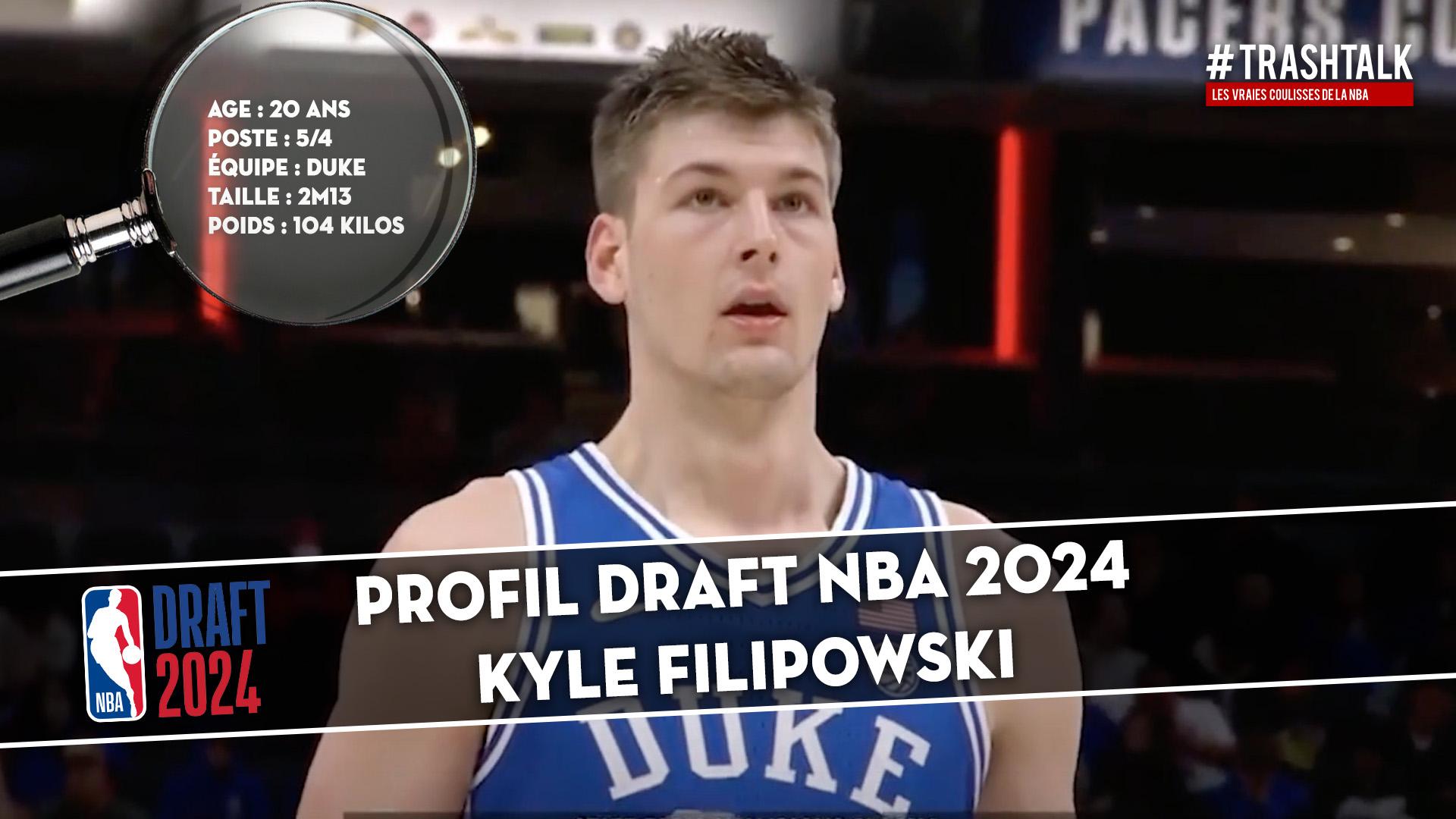 Profil Draft Kyle Filipowski 19 juin 2024