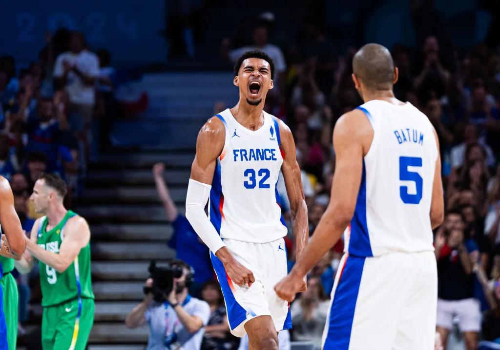 Victor Wembanyama et Nicolas Batum France