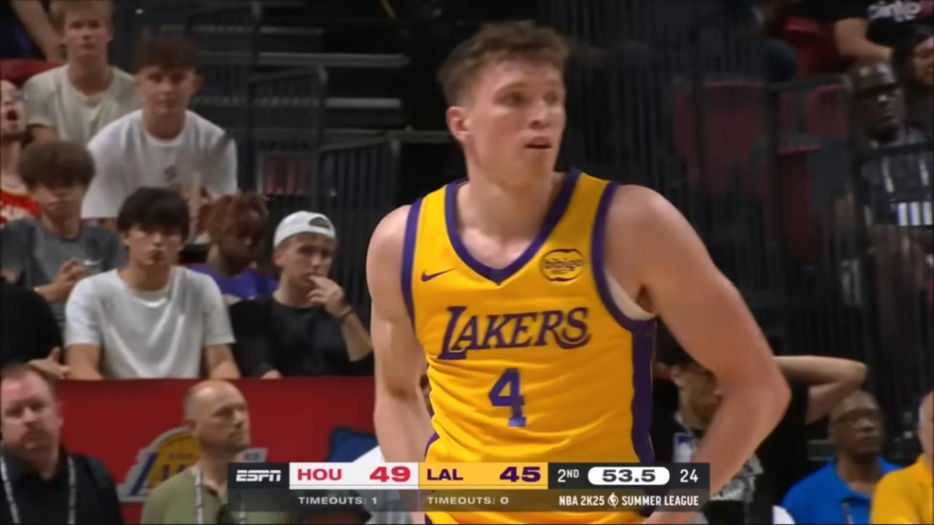 Dalton Knetch Lakers 15 juillet 2024 Summer League