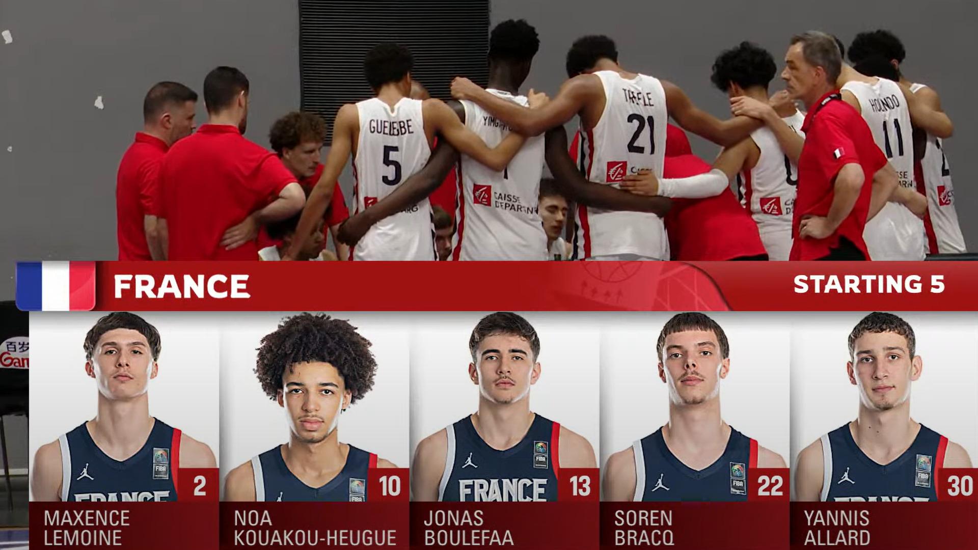 Équipe de France U17 7 juillet 2024