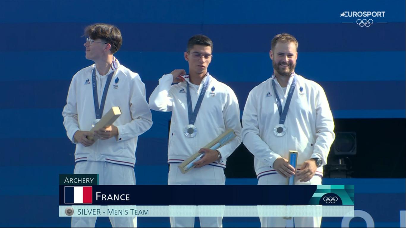 JO Paris 2024 Tir à l'Arc France Argent