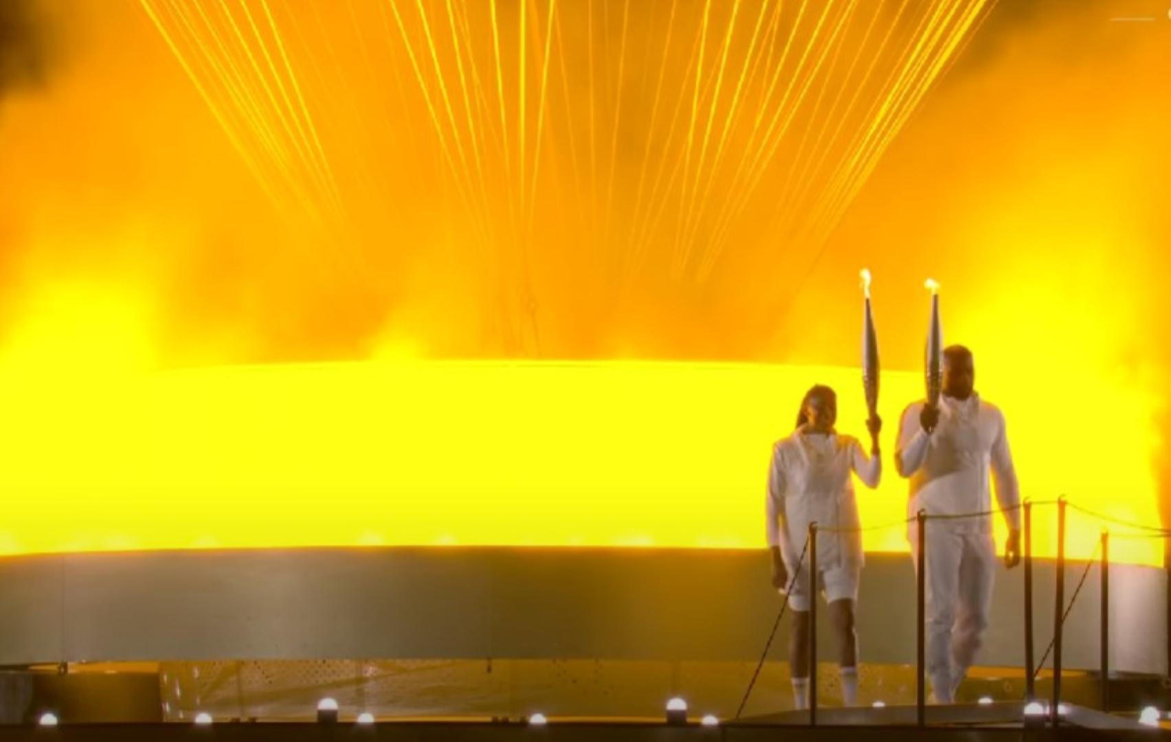 Marie-José Perec et Teddy Riner