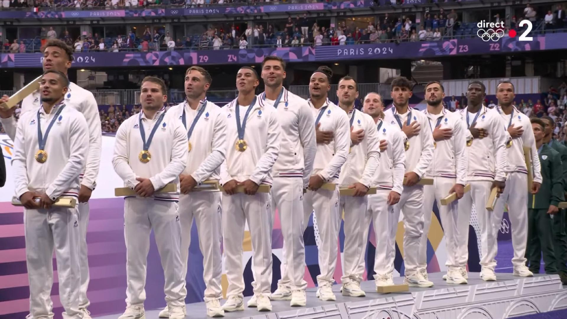 Papier tableau médailles Rugby à 7 27 juillet 2024