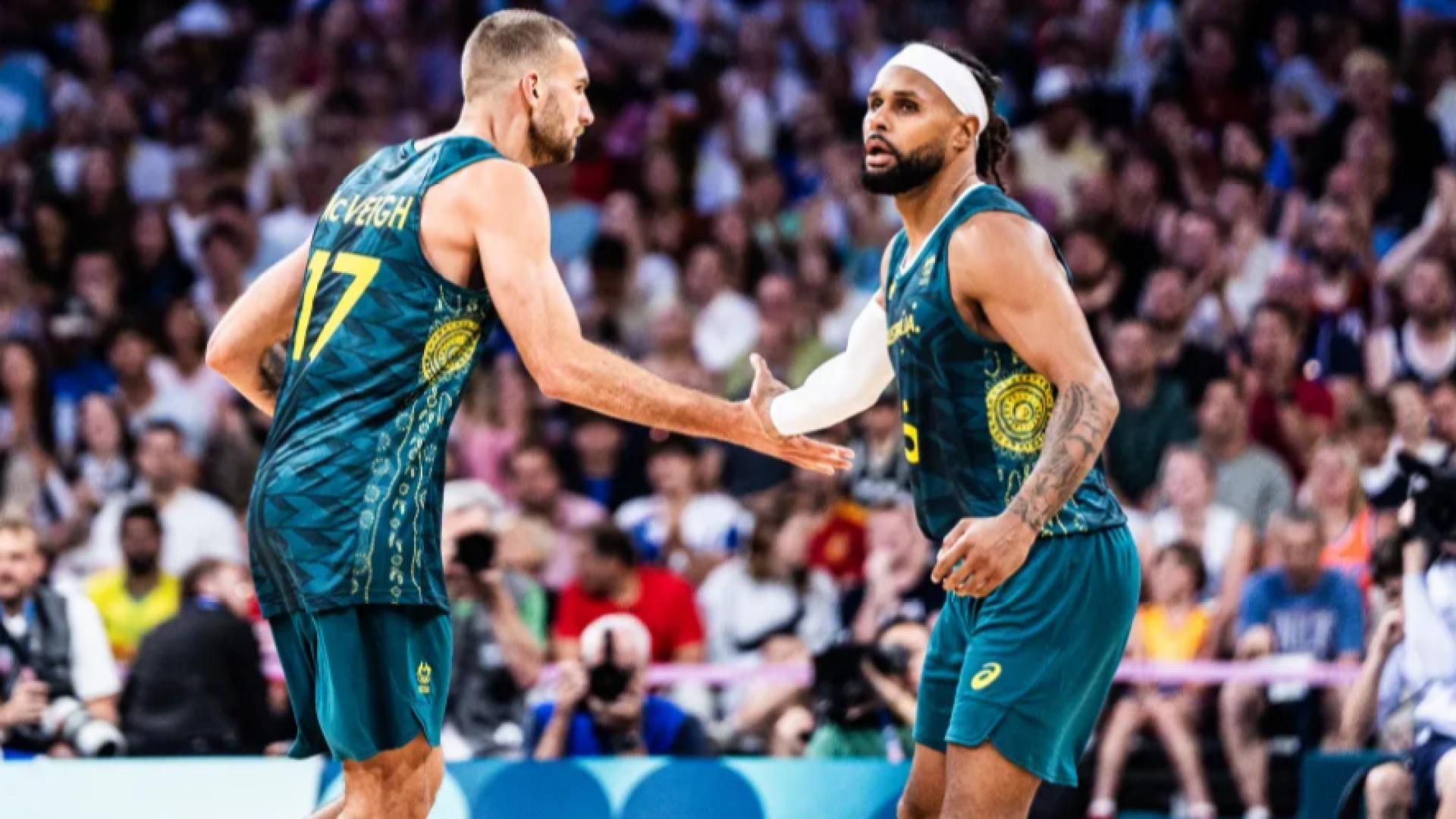 Patty Mills - Jack McVeigh Australie 30 juillet 2024