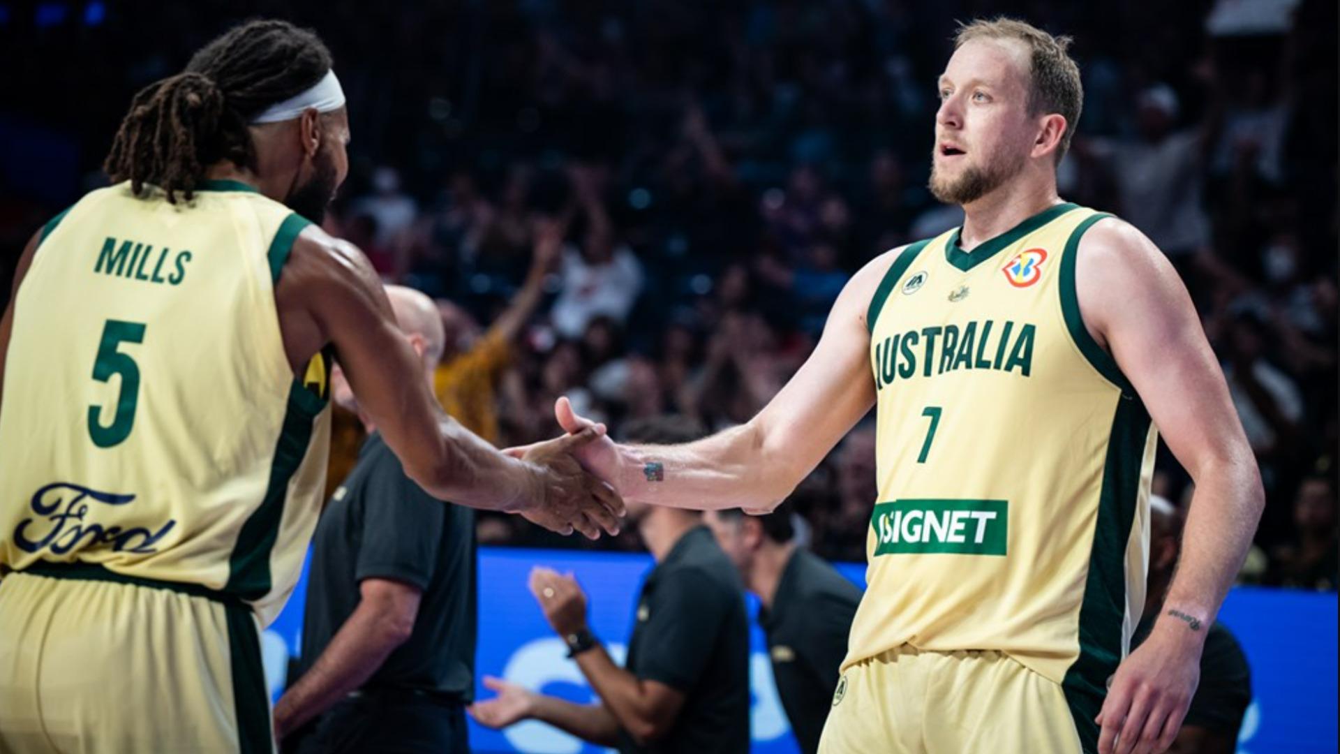 Patty Mills - Joe Ingles Australie 25 juillet 2024