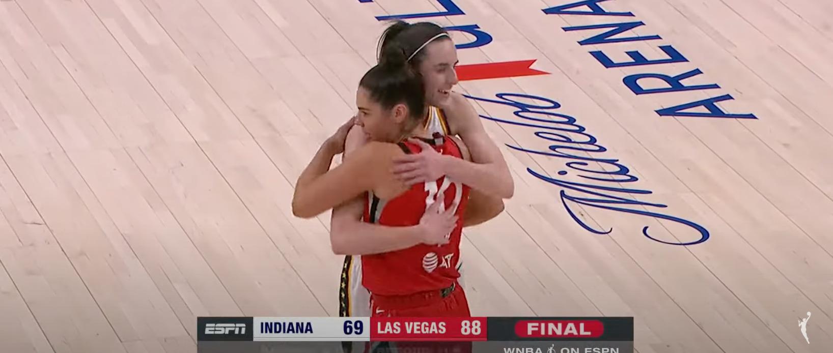 Kelsey Plum Caitlin Clark WNBA 3 juillet 2024