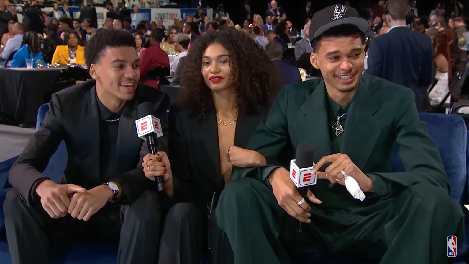 Oscar Wembanyama Eve Wembanyama Victor Wembanyama draft