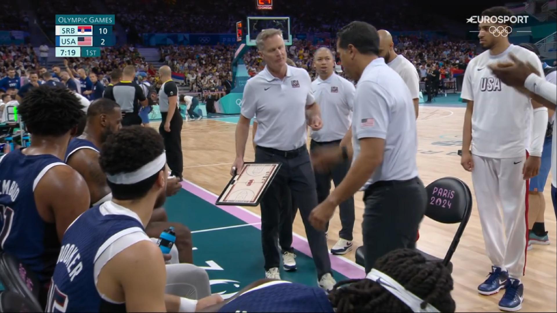 Steve Kerr Team USA JO 28 juillet 2024