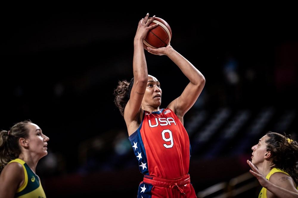 A'ja Wilson team USA 24 juillet 2024