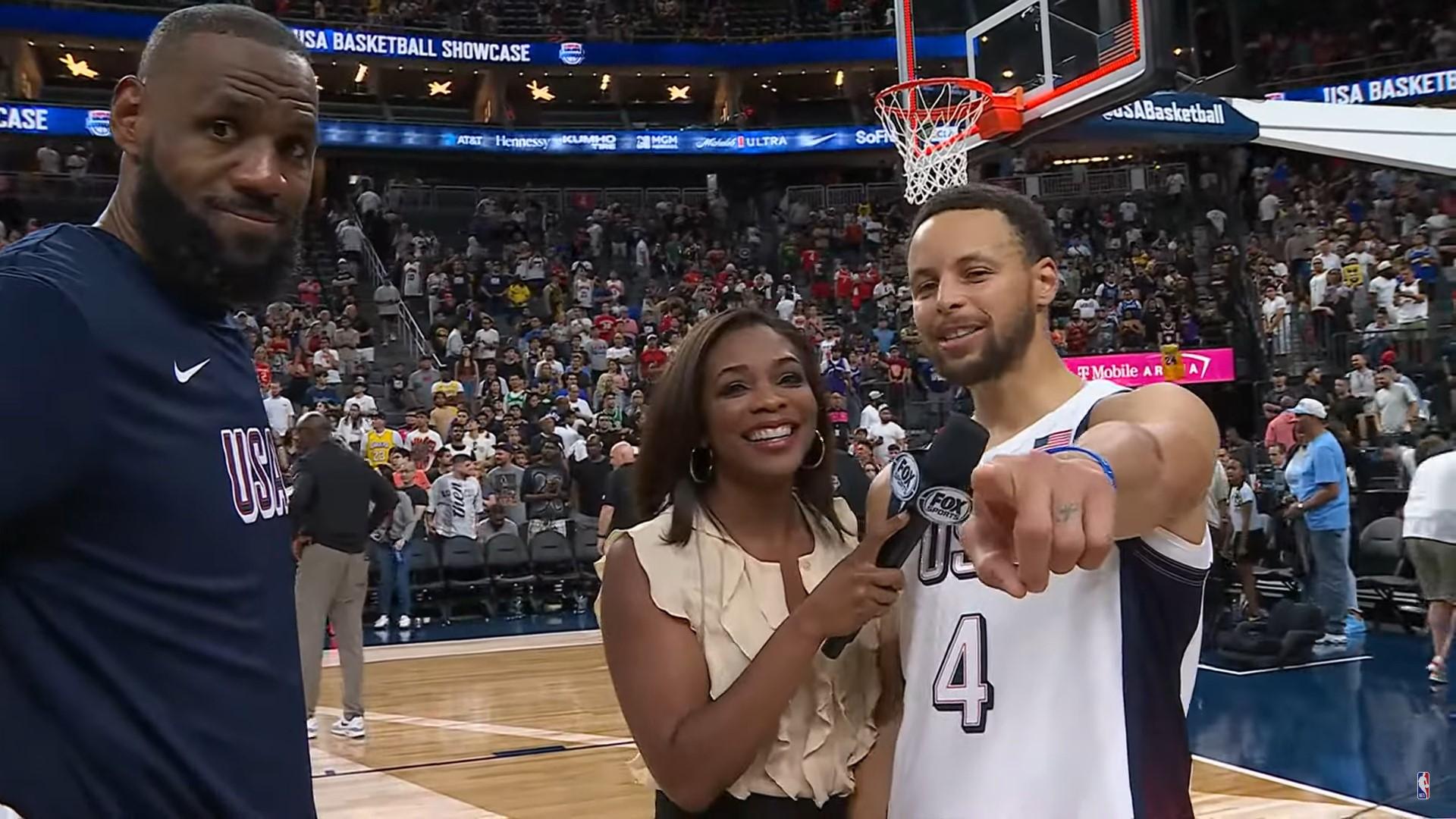 lebron james stephen curry Team USA