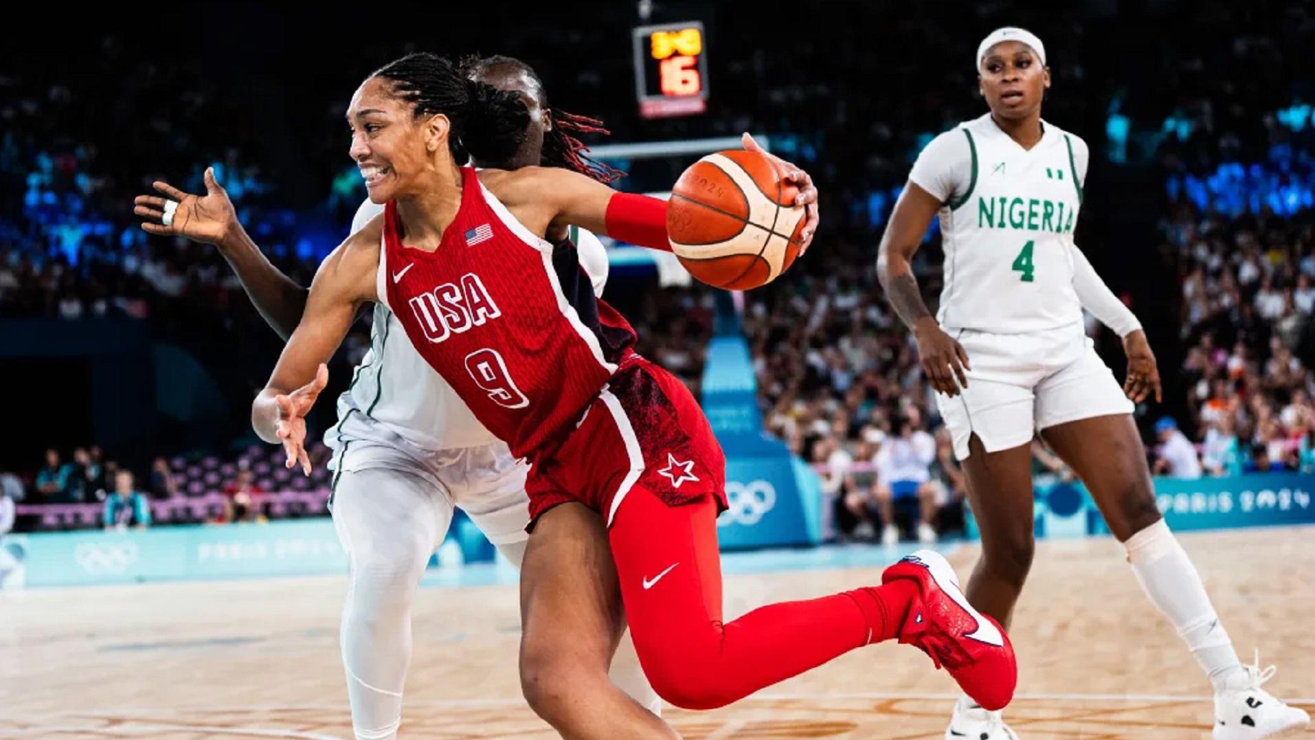 A'ja Wilson Team USA 7 août 2024 JO Paris