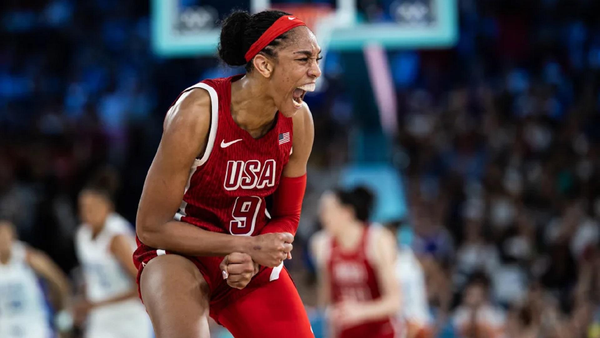 A'ja Wilson Team USA JO Paris 2024 11 août