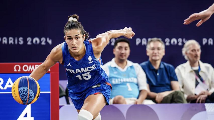 France basket 3x3 JO Paris 2024 Marie-Ève Paget