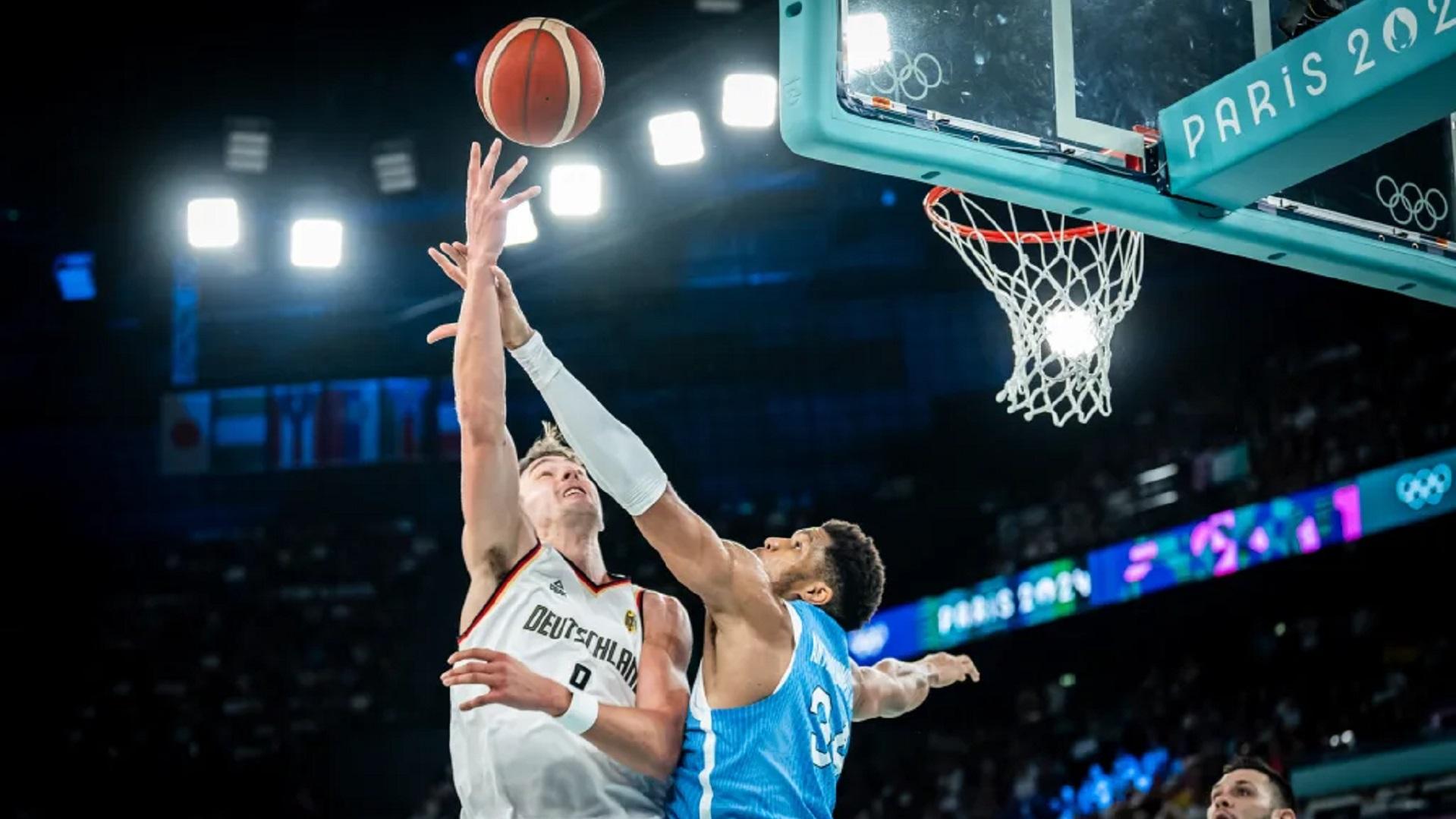 Franz Wagner Giannis Antetokounmpo JO Paris 2024 6 août