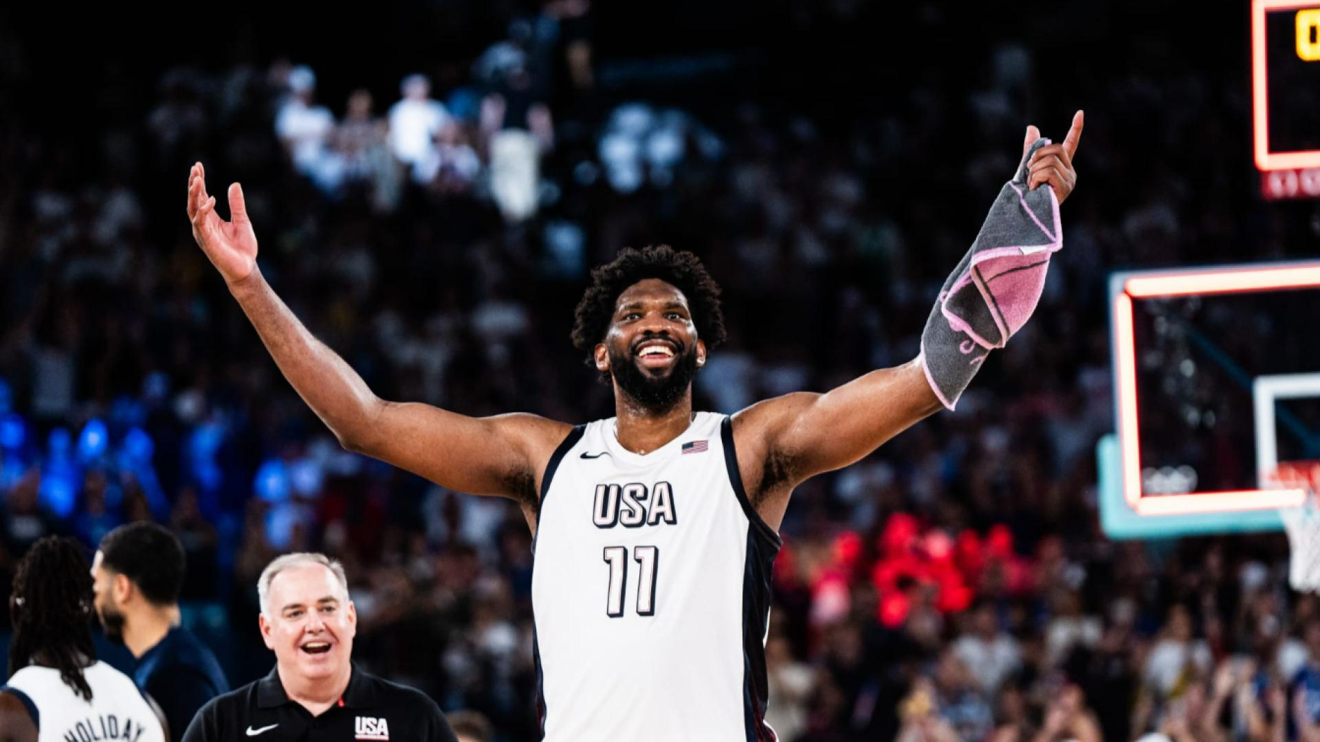 Joel Embiid Team USA 9 août 2024