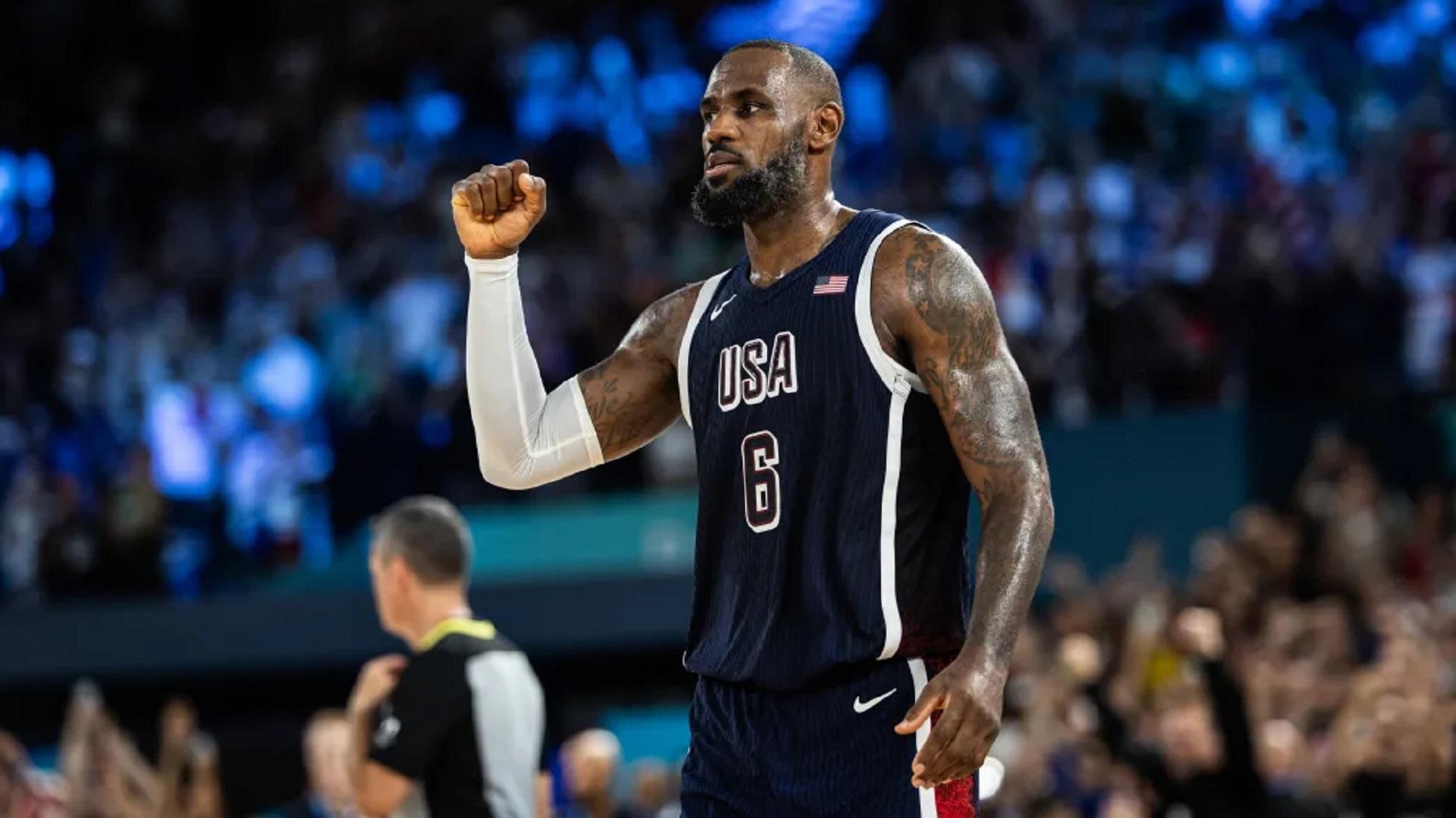 LeBron James Team USA JO Paris 2024 11 août 2024