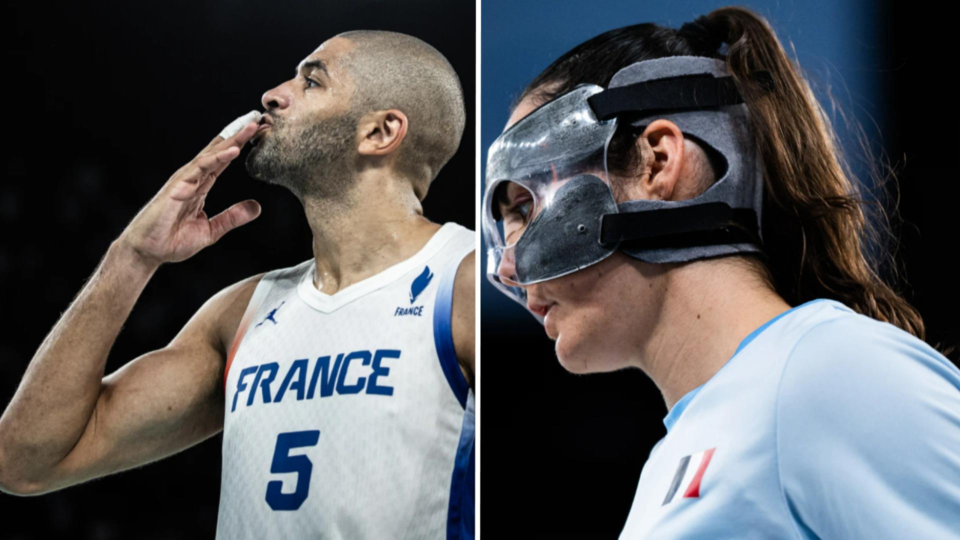 Nicolas Batum - Sarah Michel Boury France 10 août 2024