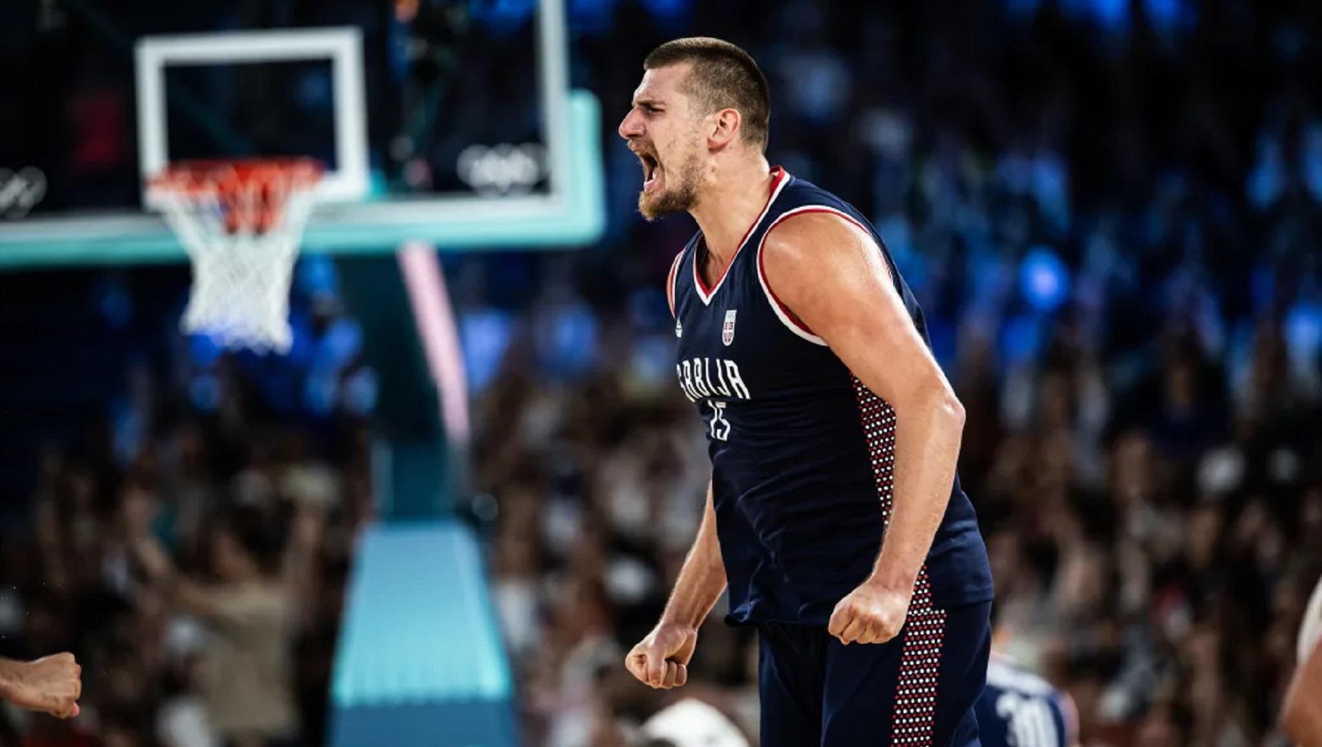 Nikola Jokic Serbie JO Paris 2024 10 août