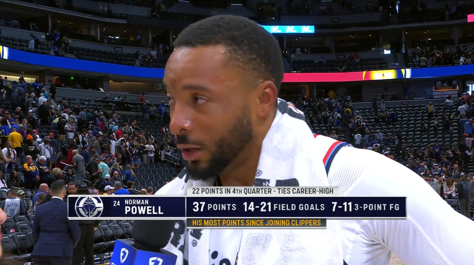 Norman Powell 27 octobre 2024