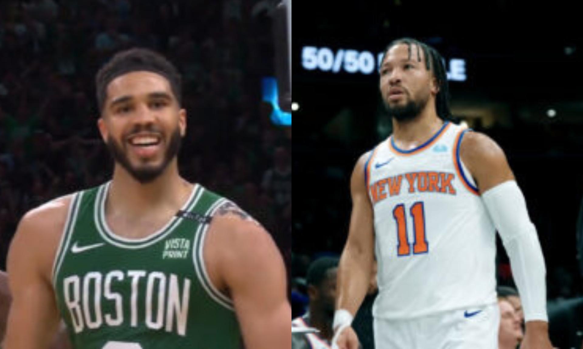 Jalen Brunson Knicks x Jayson Tatum Celtics 22 octobre 2024