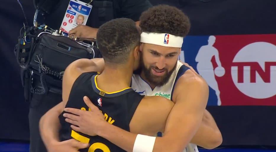 Stephen Curry et Klay Thompson 13 novembre 2024