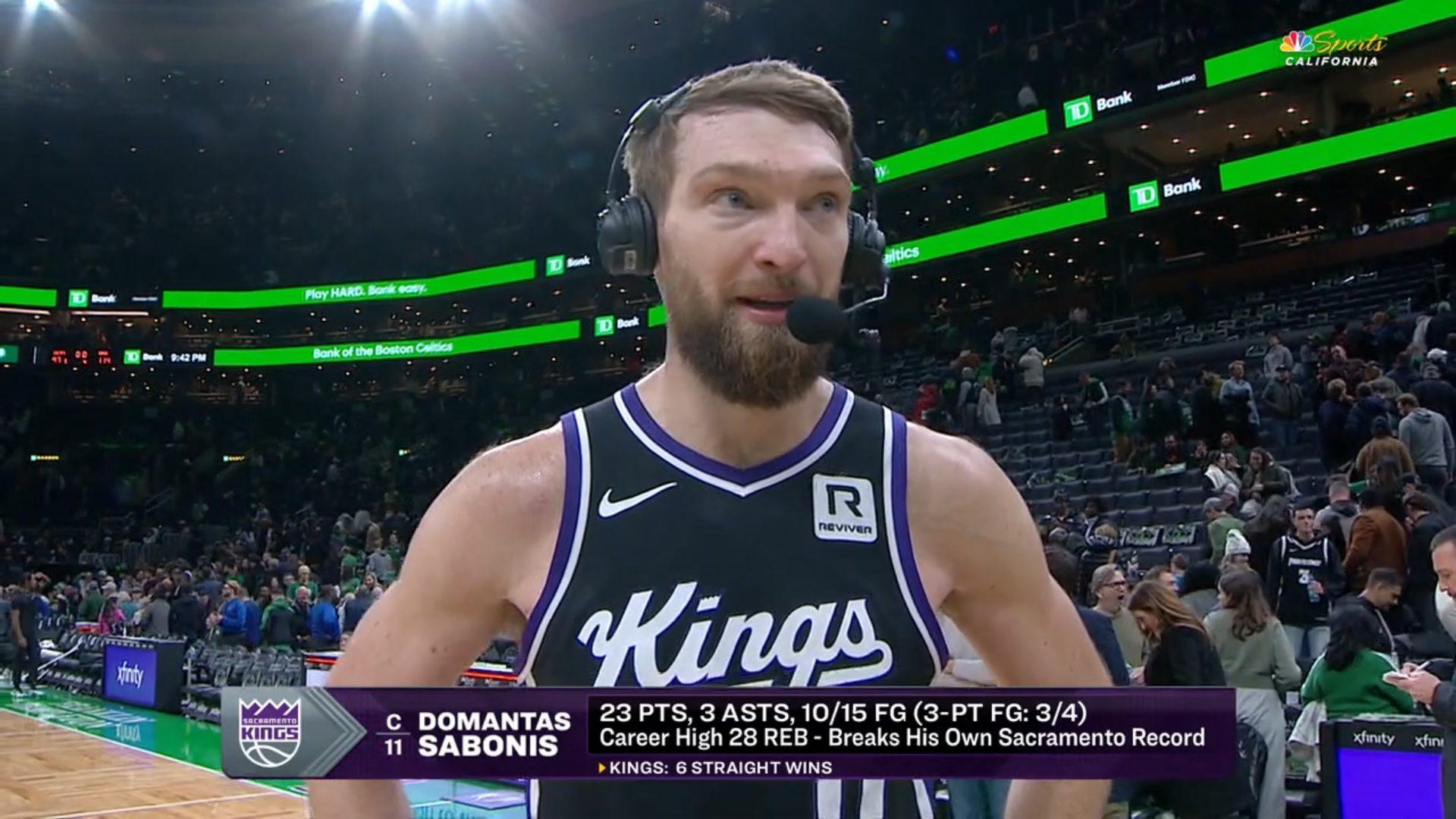 Domantas Sabonis Kings 11 janvier 2025