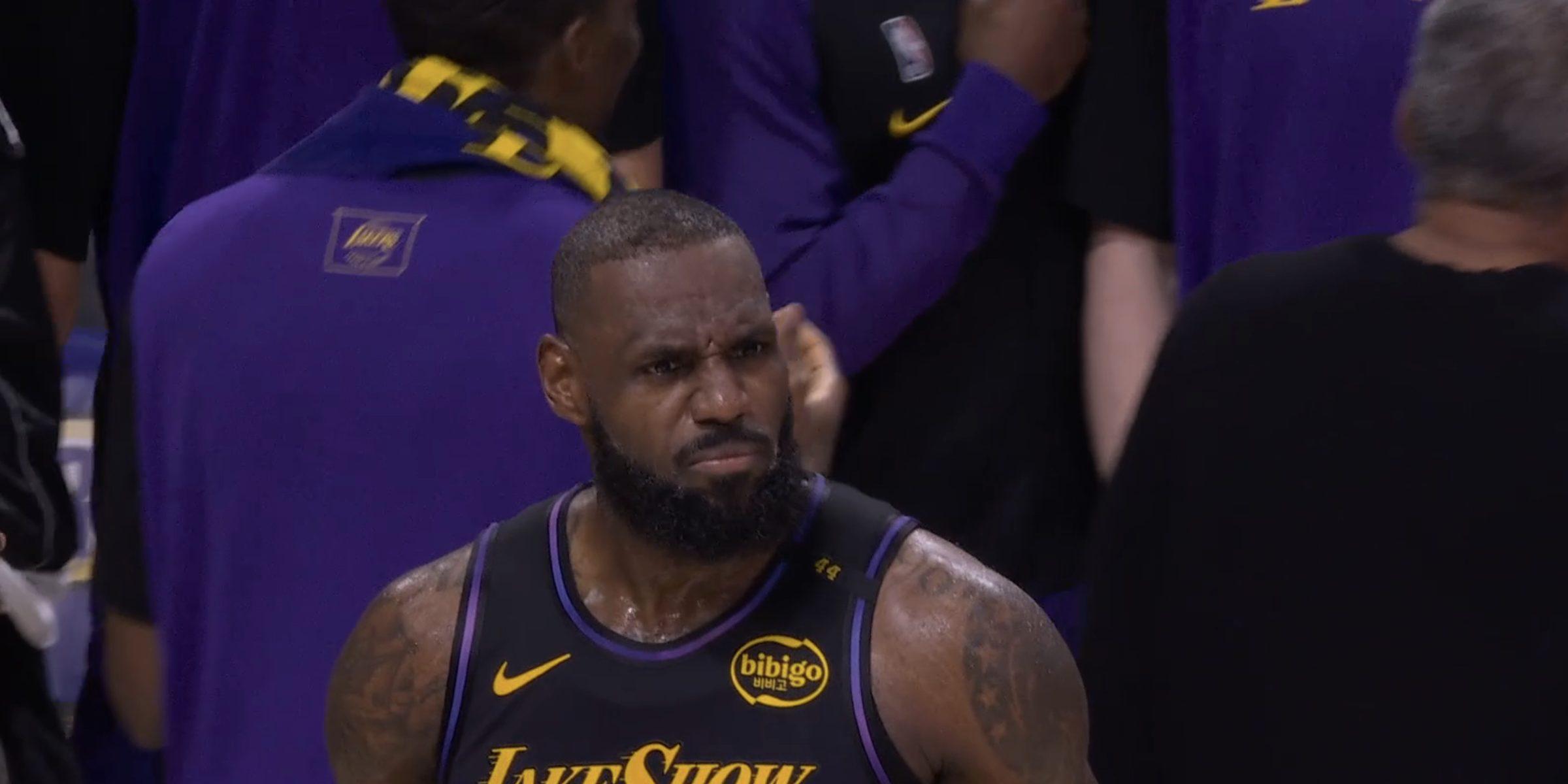 LeBron James Lakers 3