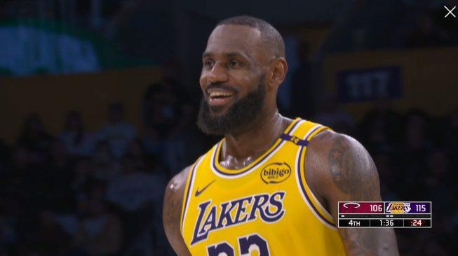 LeBron James NBA 16 janvier 2025