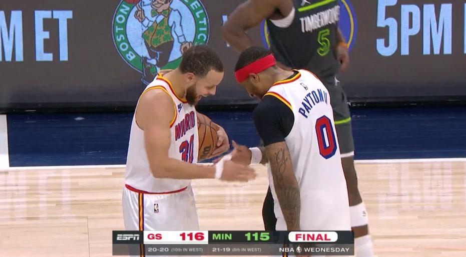 Stephen Curry Warriors 16 janvier 2025