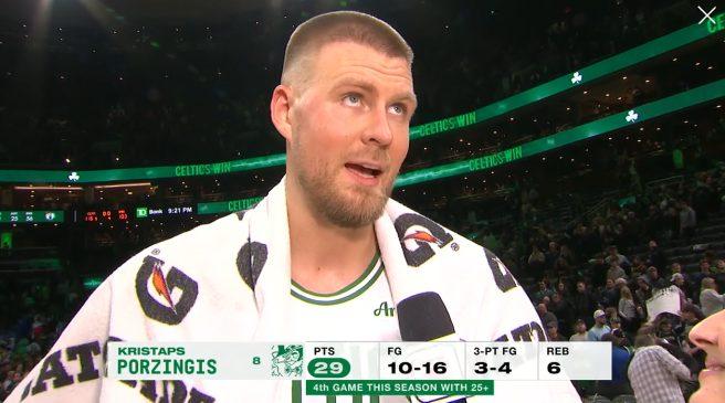 Kristaps Porzingis Celtics 13 février 2025