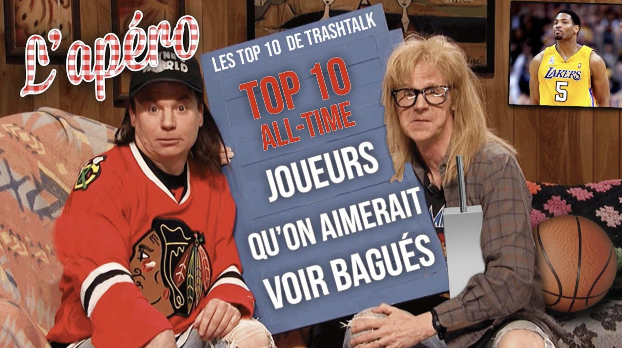 Top 10 TrashTalk joueurs bagués