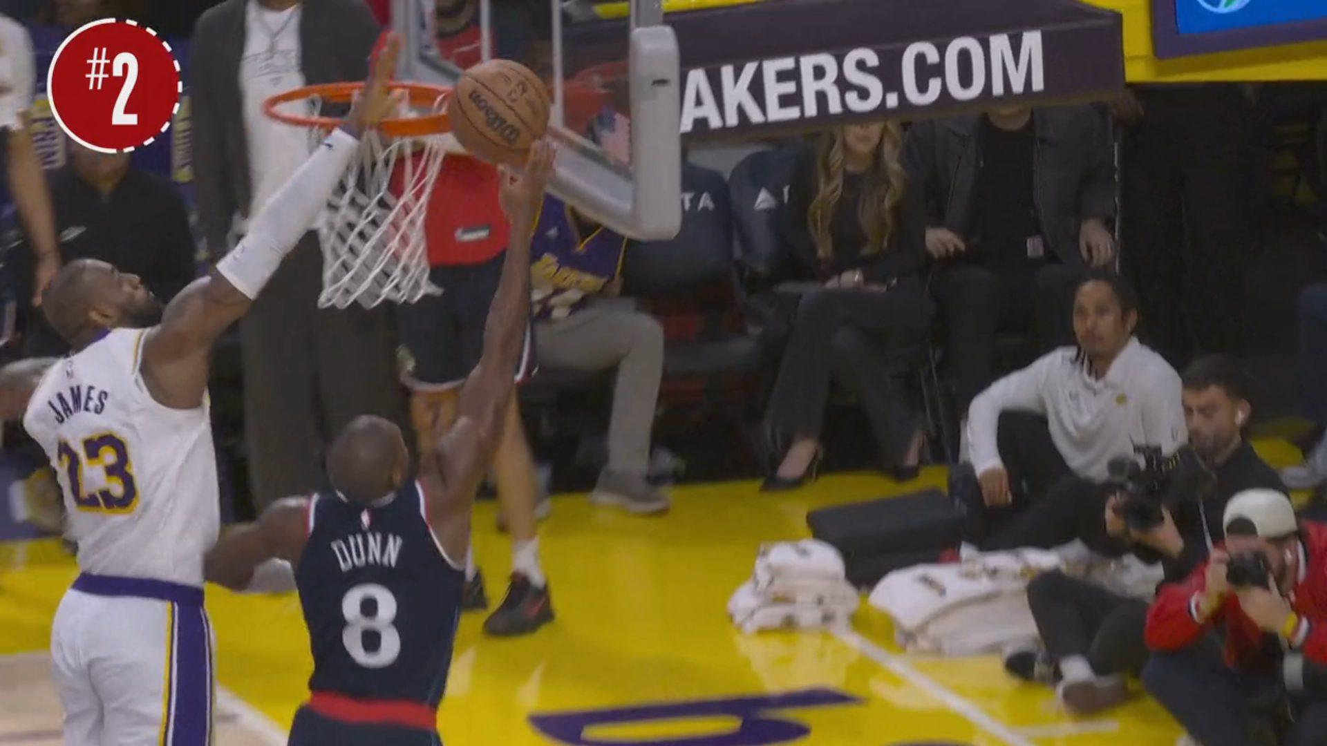 NBA Top 10 LeBron James 3 mars 2025