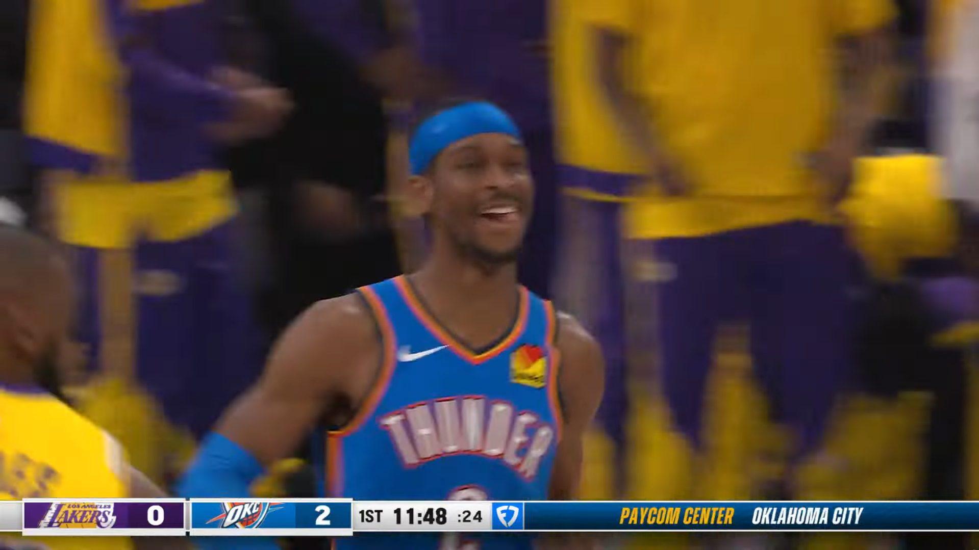 Shai Gilgeous-Alexander Thunder 9 avril 2025