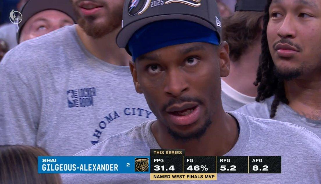 Shai Gilgeous-Alexander 29 mai 2025