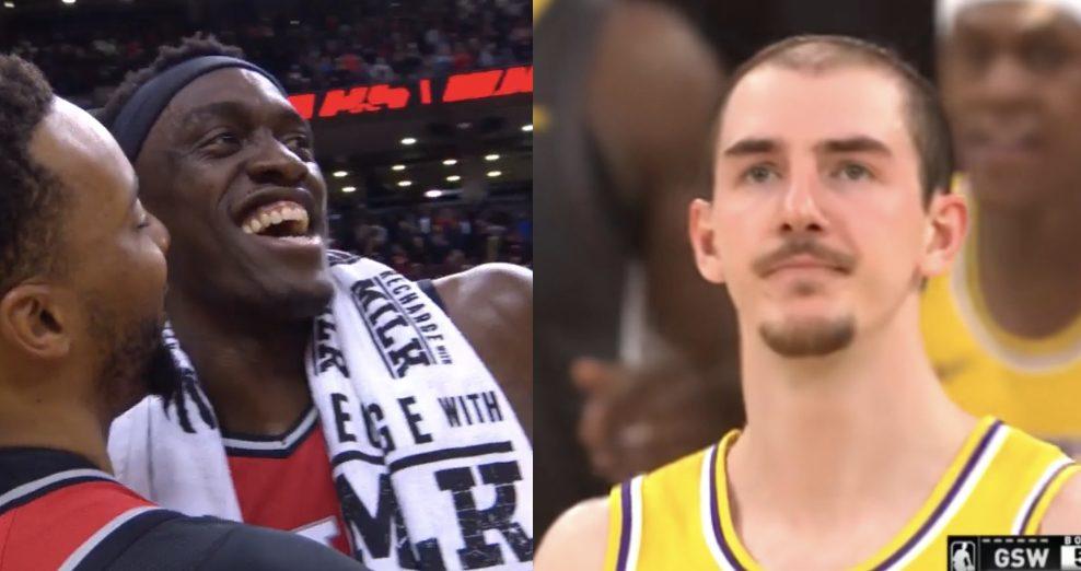 Pascal Siakam et Alex Caruso