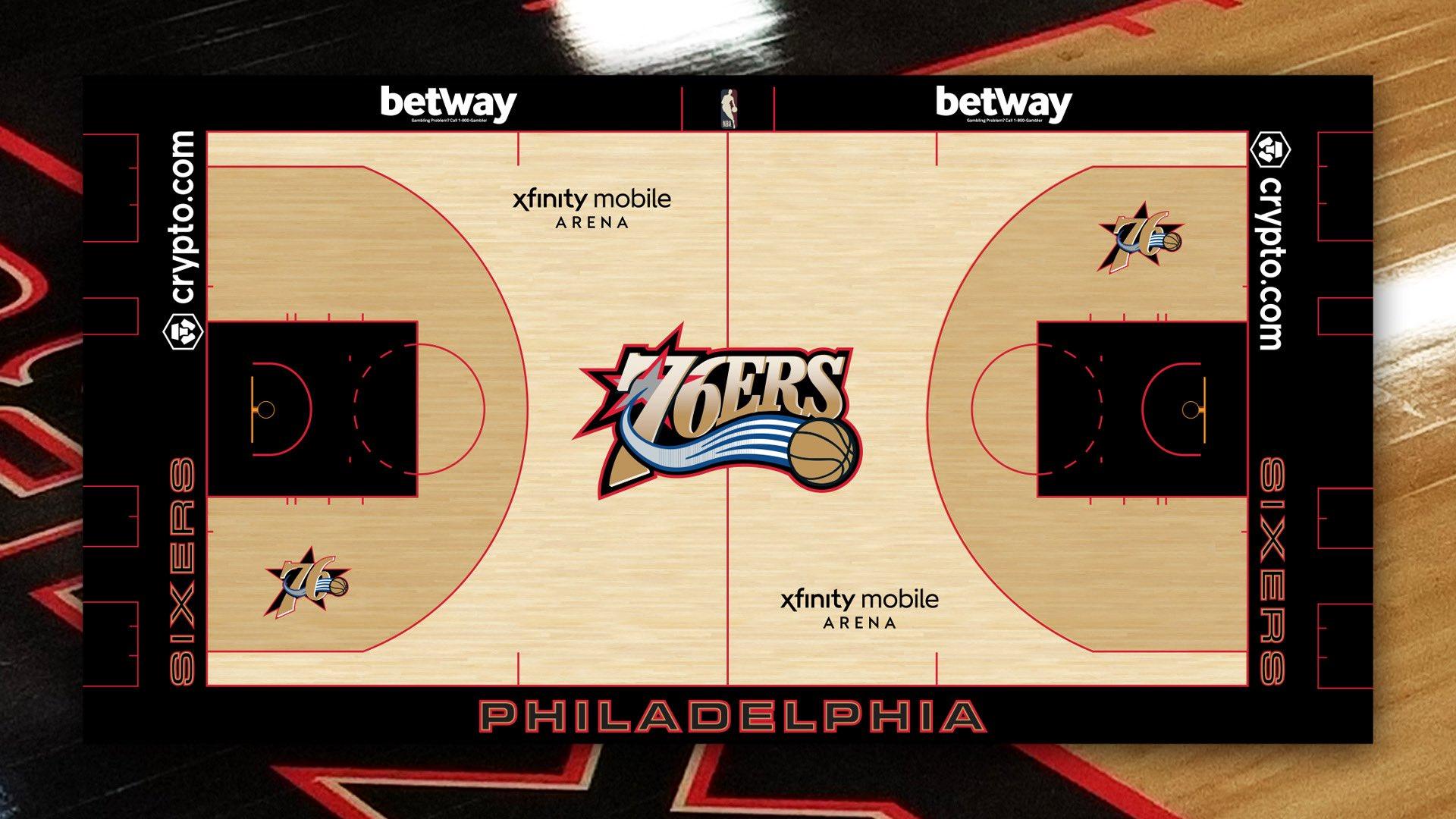 Sixers parquet vintage