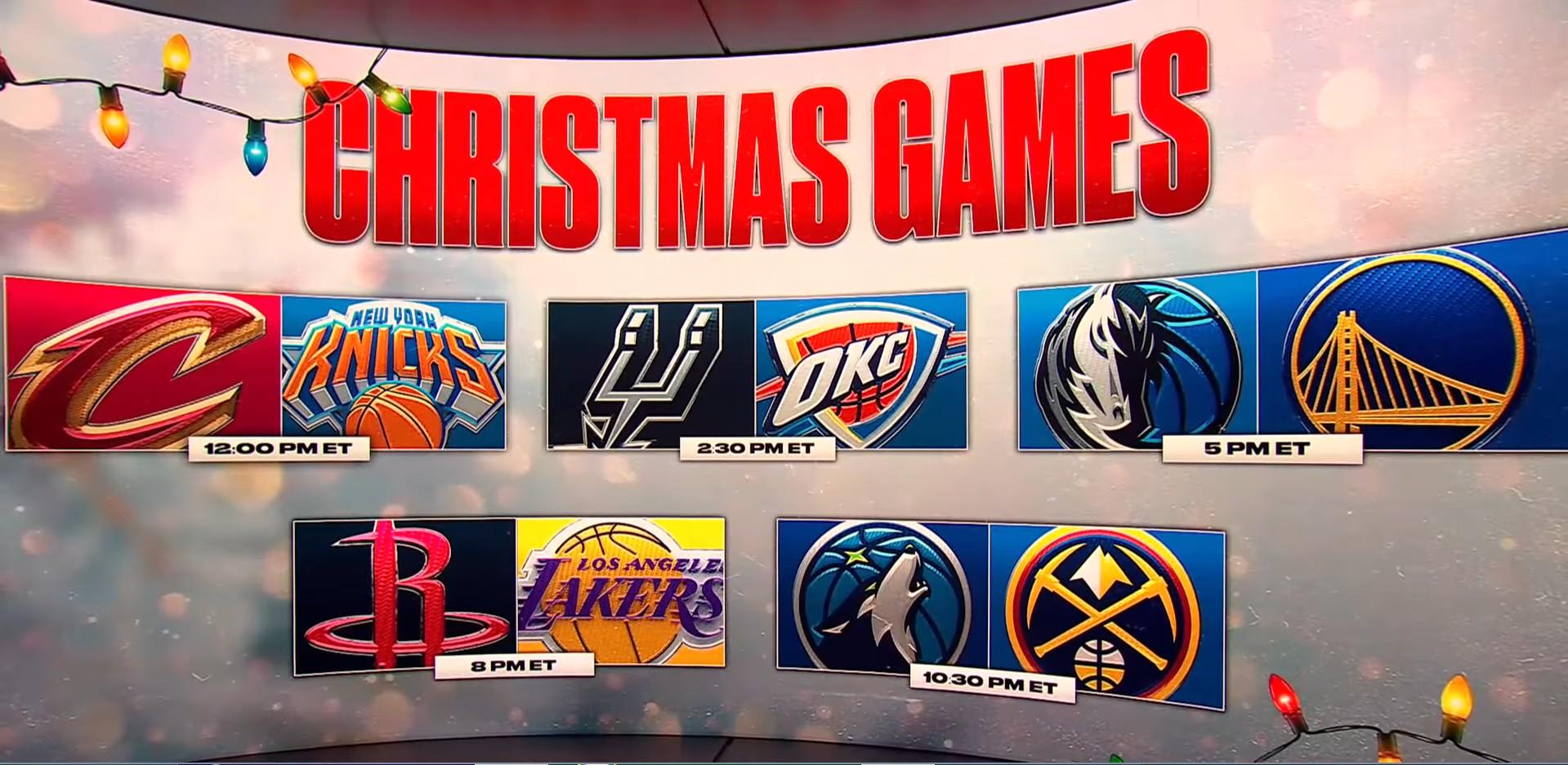 nba christmas day