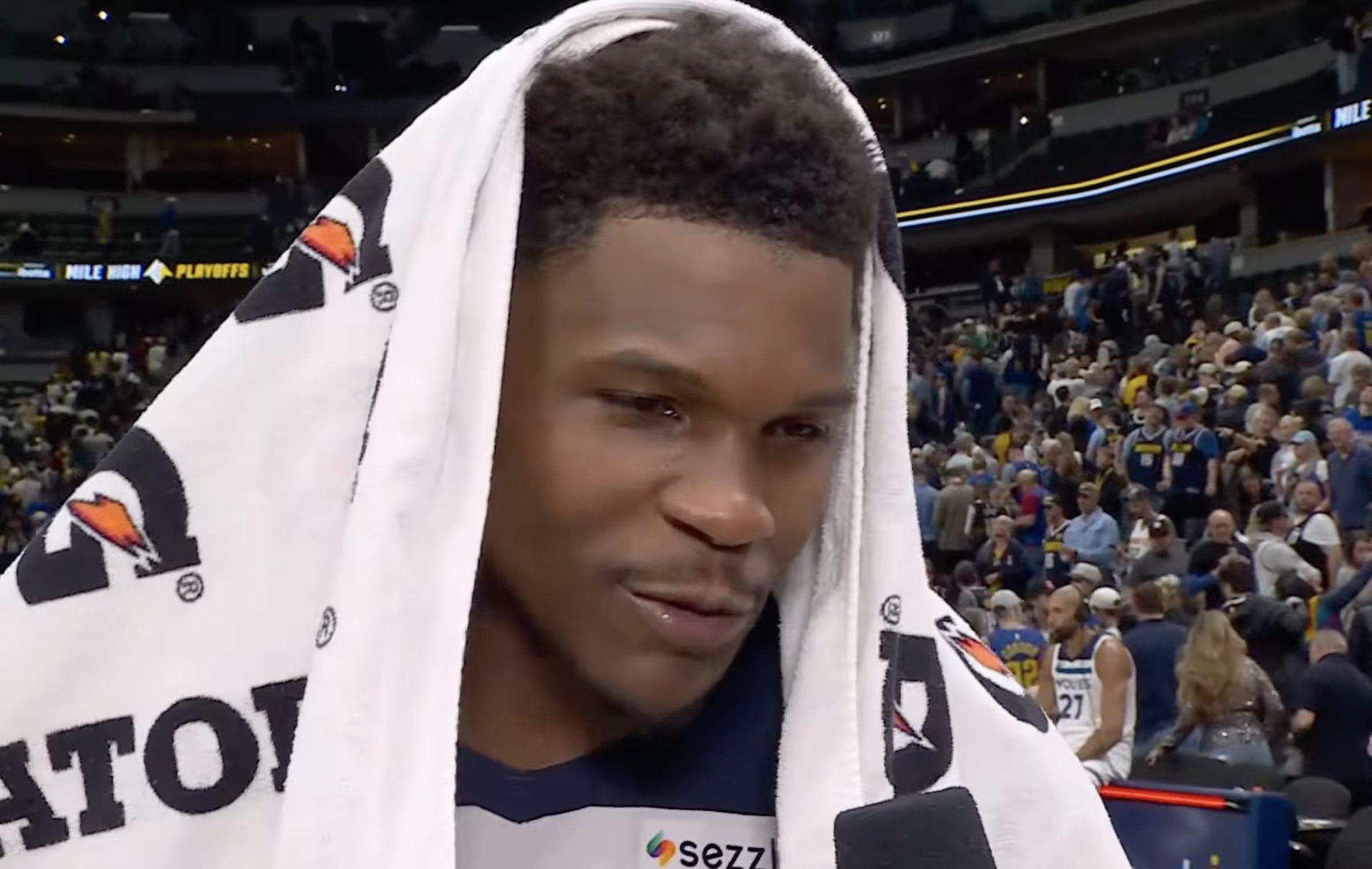 Anthony Edwards, Minnesota Timberwolves, 21 avril 2026