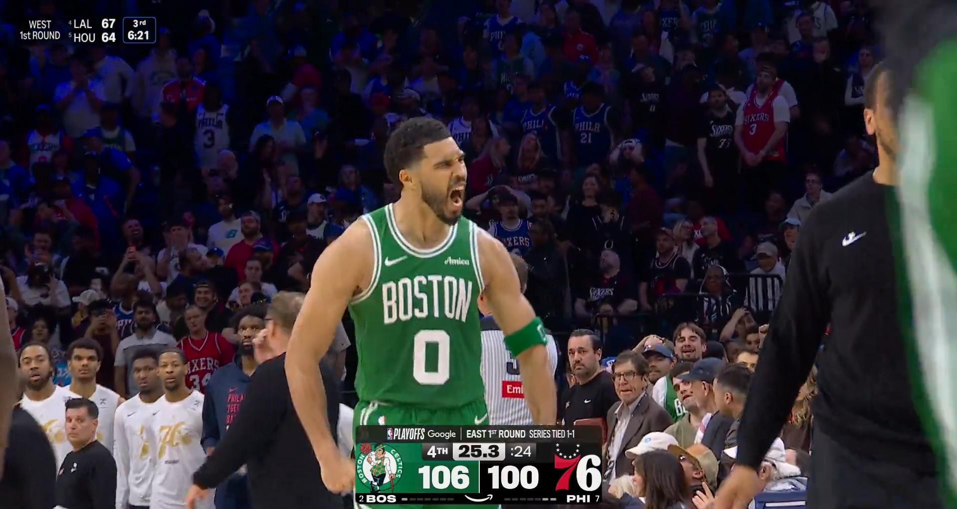 Tatum celtics sixers