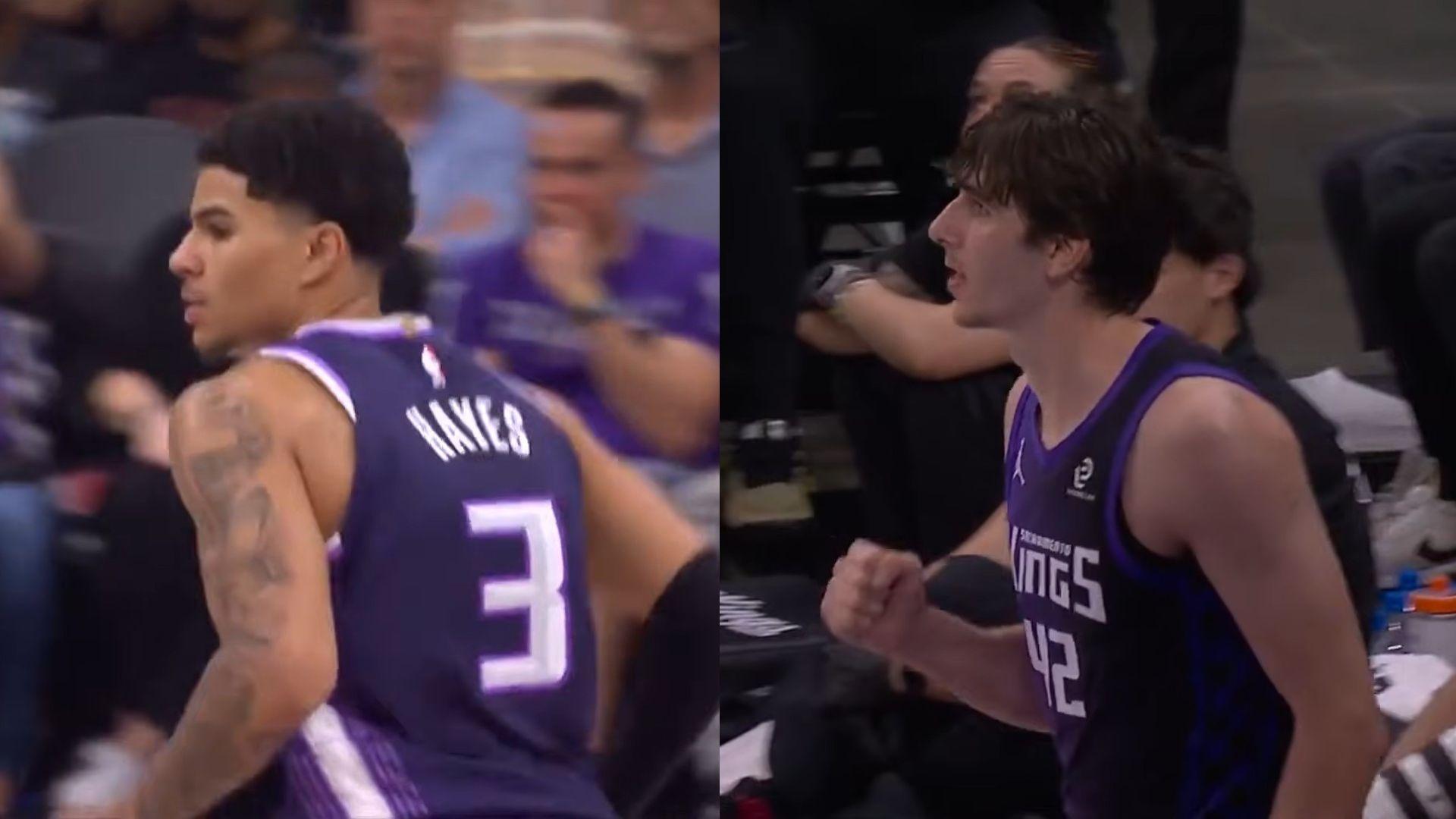 Maxime Raynaud et Killian Hayes