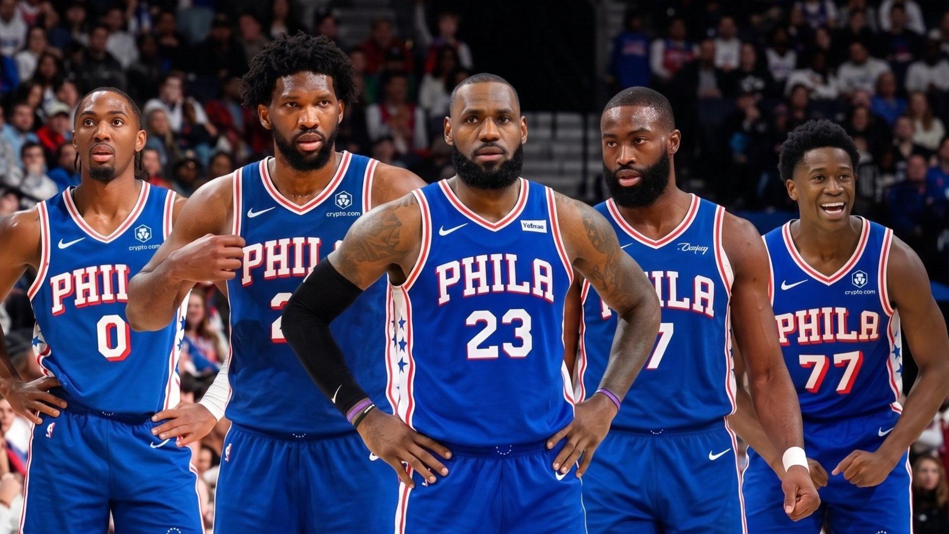 Sixers LeBron James 5 majeur