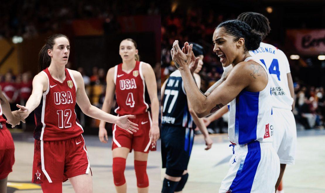 Team USA France, Caitlin Clark, Gabby Williams