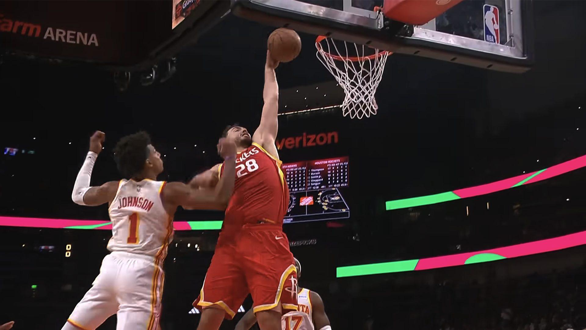 sengun dunk sur johnson