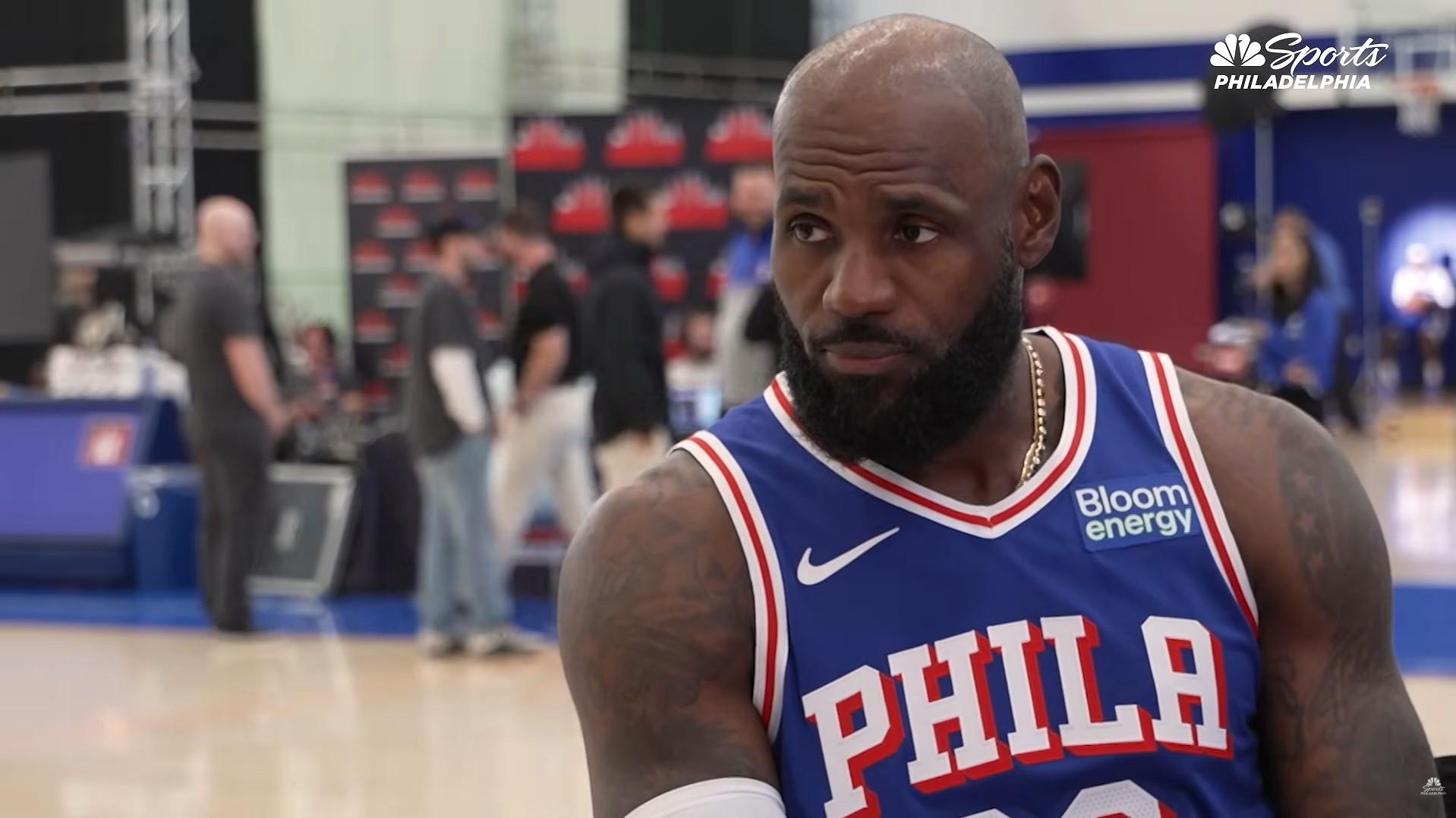 lebron james sixers