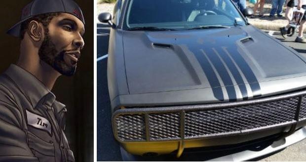 La voiture de Tim Duncan des Spurs