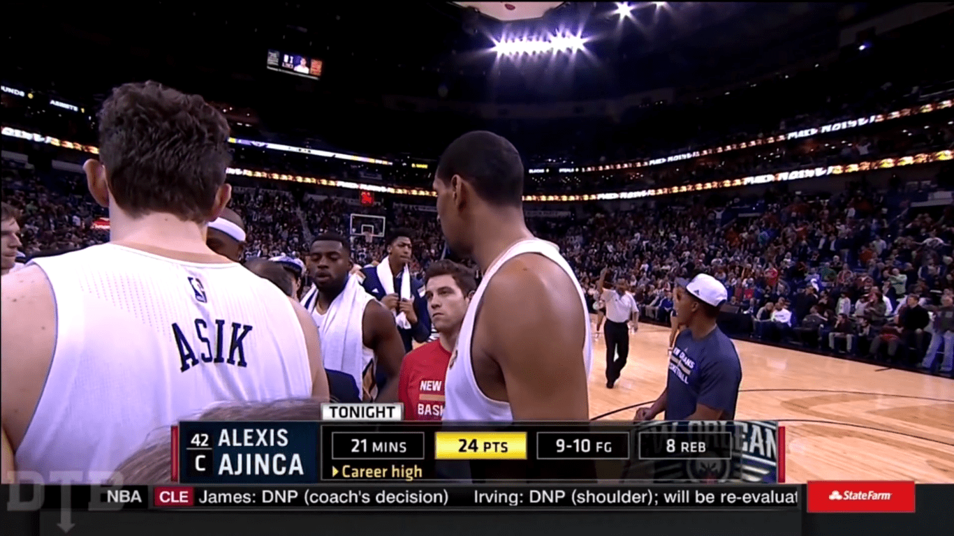 Alexis Ajinça VS Heat