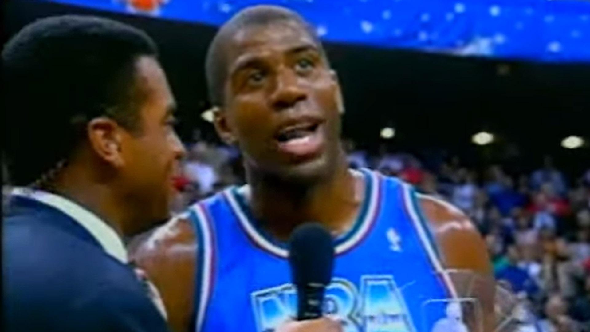 Magic Johnson MVP All-Star Game 1992 2